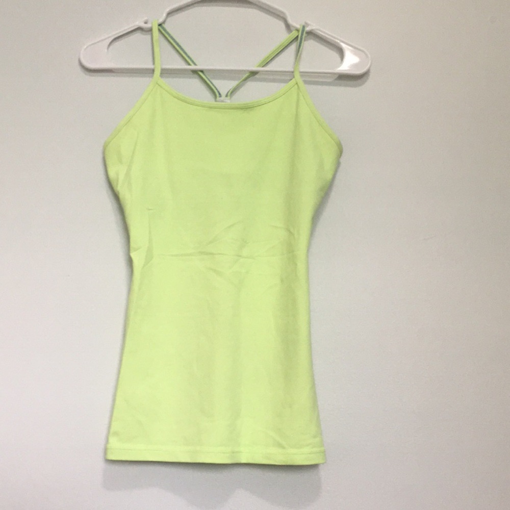 Girls Ivivva Neon Green/ Yellow Tank Top
